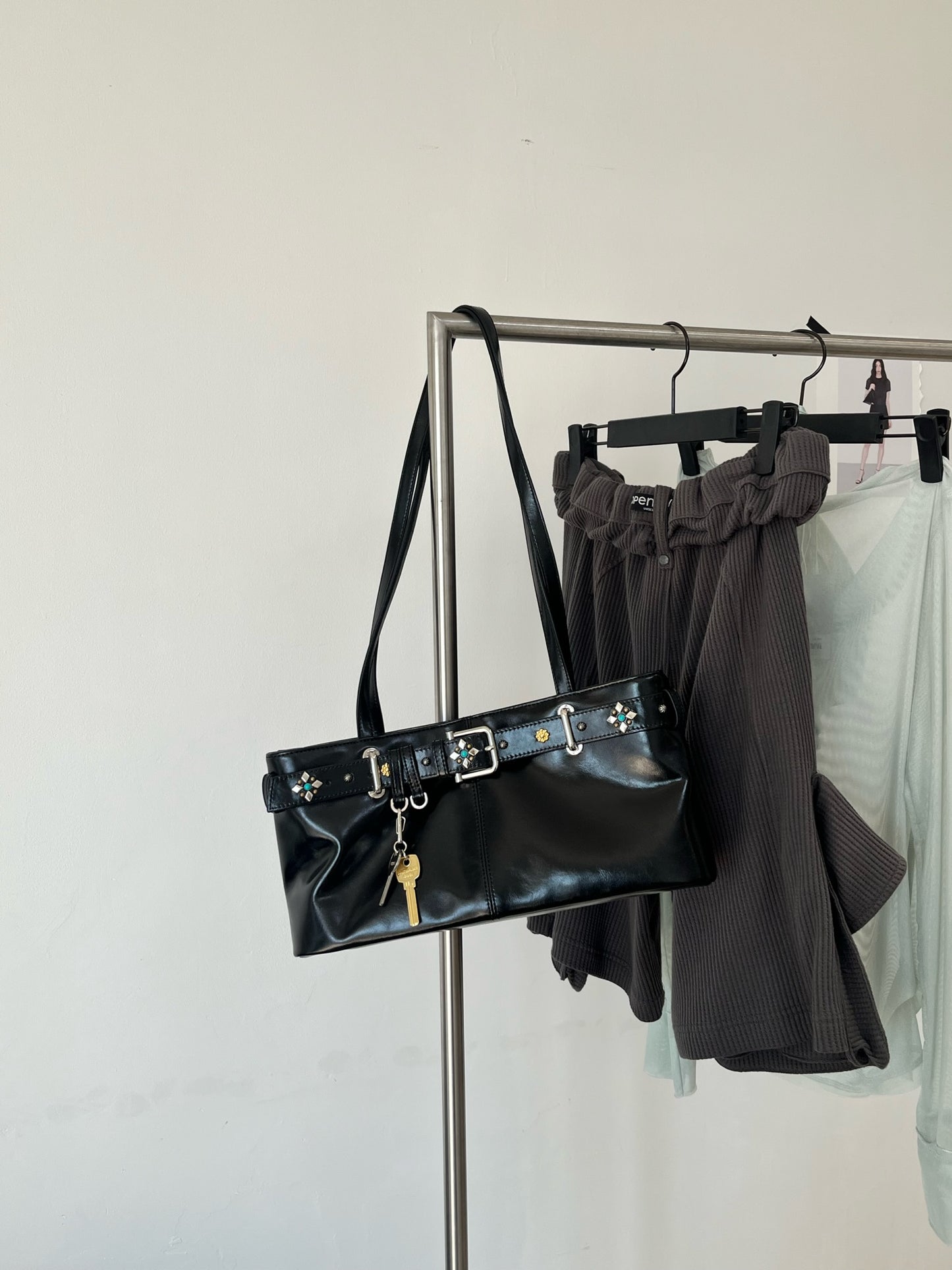 Gemstone Shoulder Brocle Bag