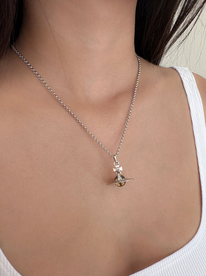 New Tiny Orb Pendant Necklace