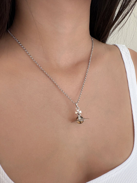 New Tiny Orb Pendant Necklace