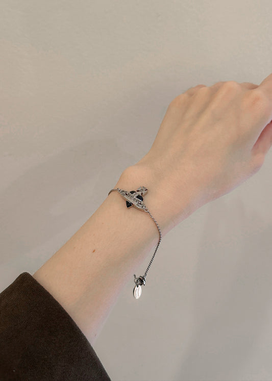New Diamante Heart Bracelet