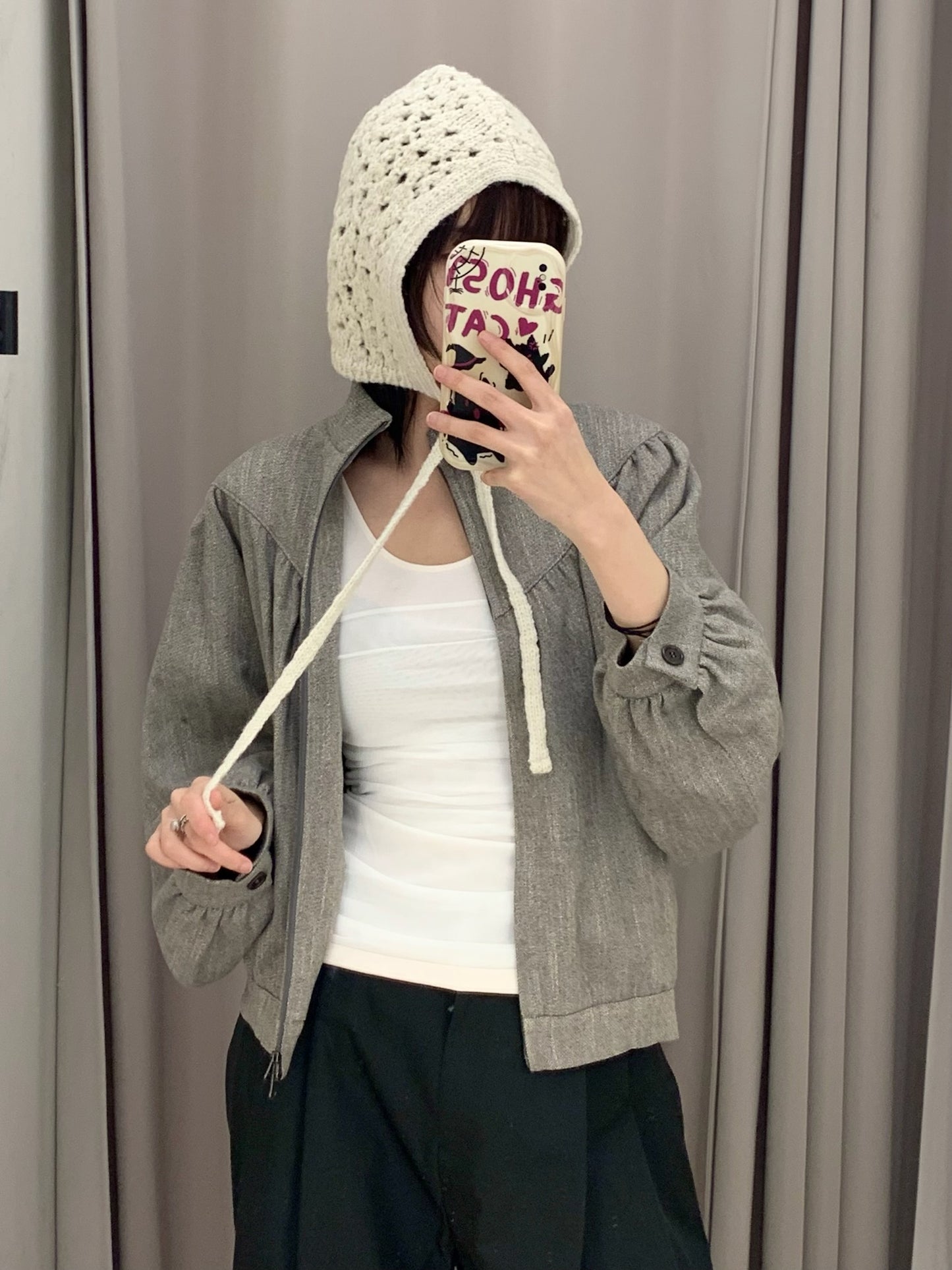 Crochet Knit Bonnet