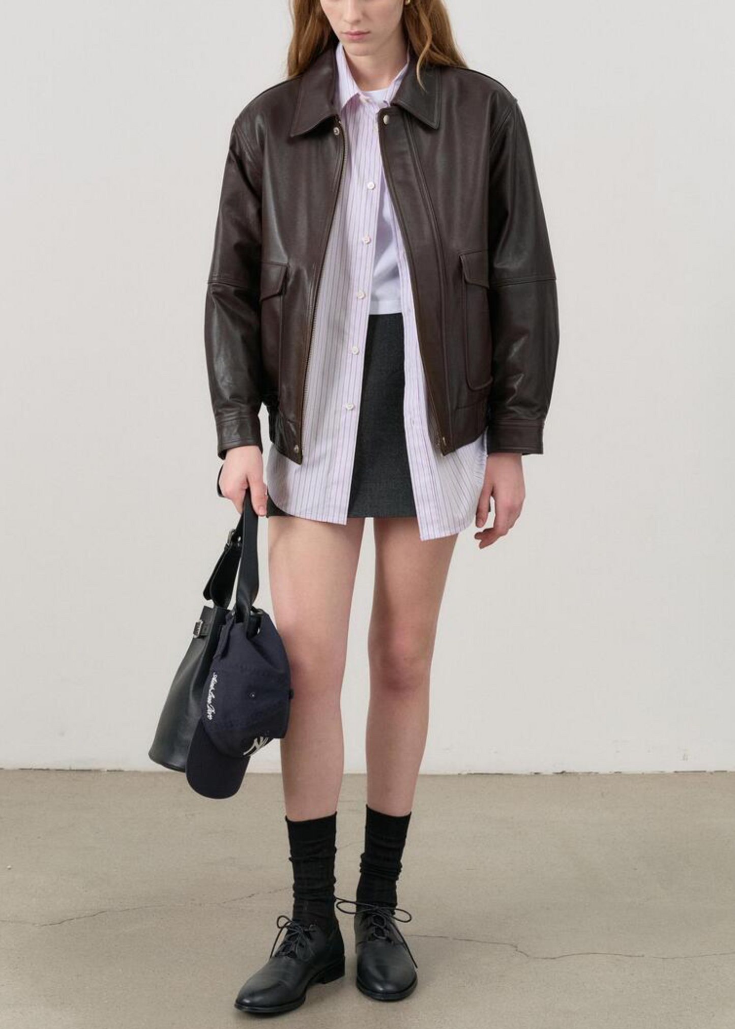 Unisex Vintage A-2 Leather Blouson