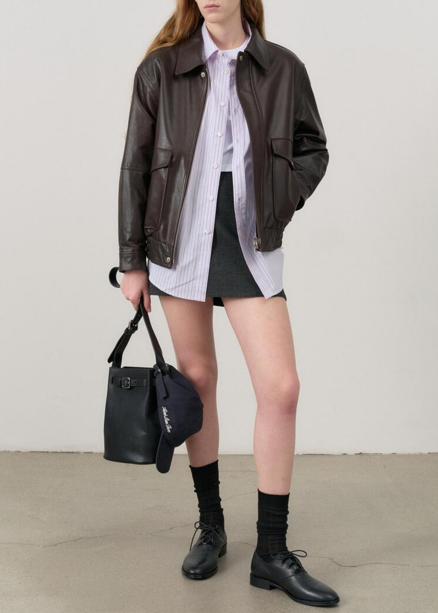 Unisex Vintage A-2 Leather Blouson