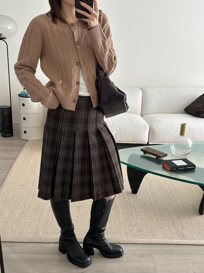 SRC Cableknit Cashmere Cardigan