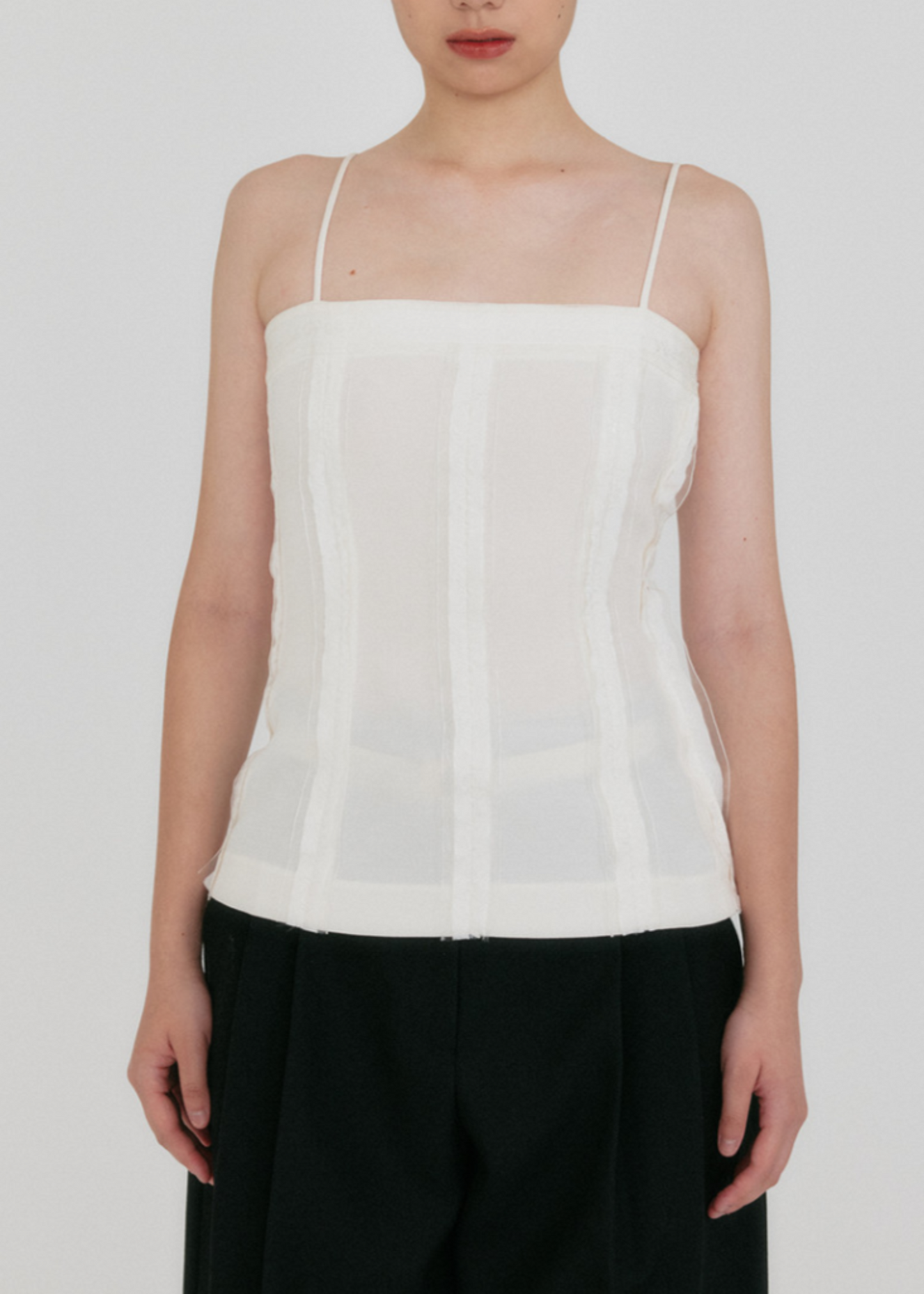 ZENNY Fitted Sleeveless Top