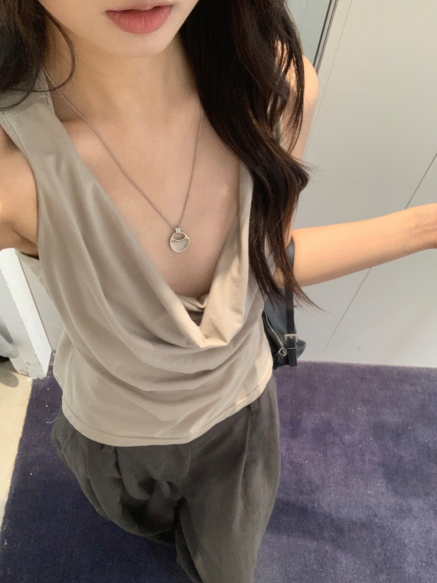 Draped Tank Top