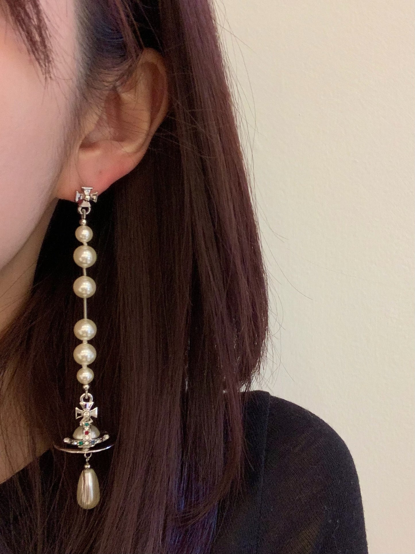 Broken Pearl Earrings
