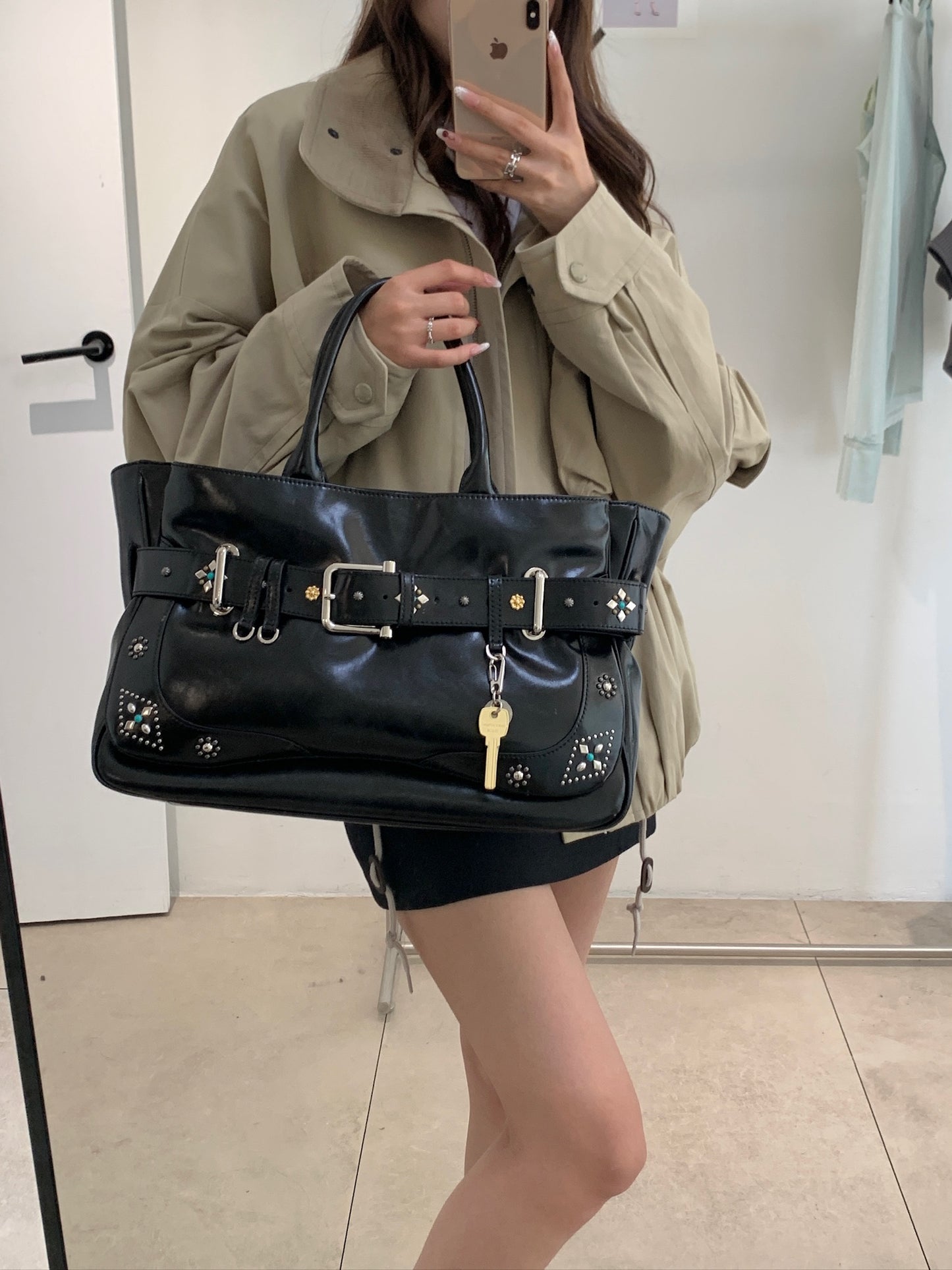 Gemstone Tote Brocle Bag