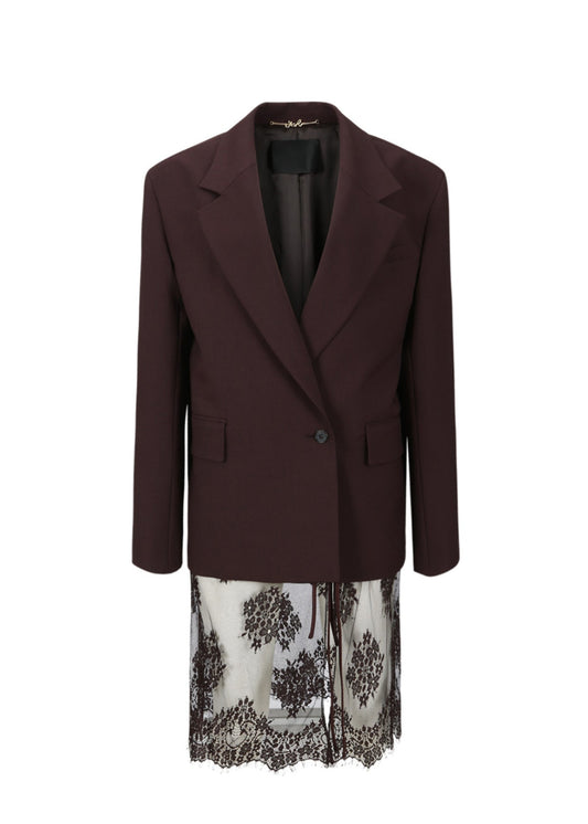 Tailored Jacket With Lace