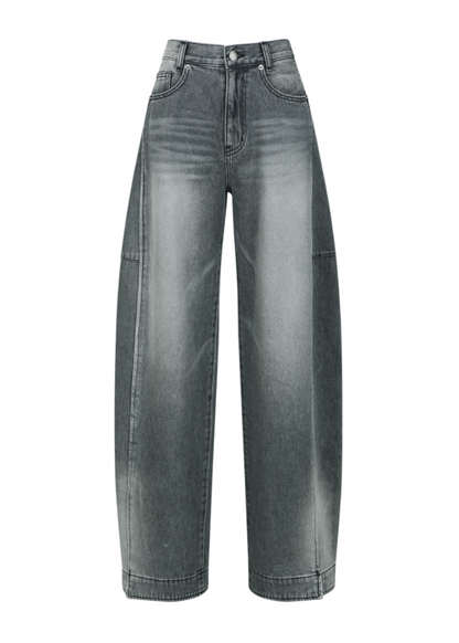 Side Detail Ballon Fit Jeans