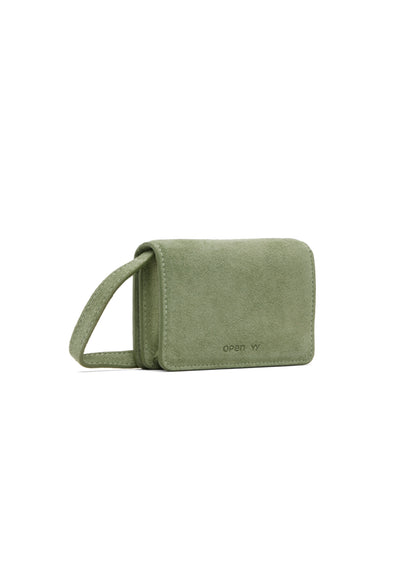 YY Suede Stud Chain Wallet