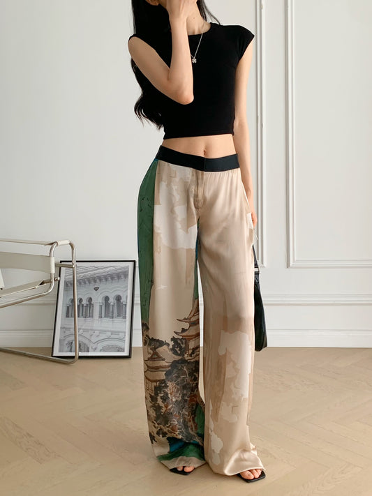 Silk Satin Pants