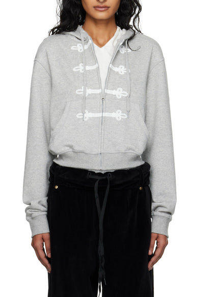Loop Button Effect Hoodie