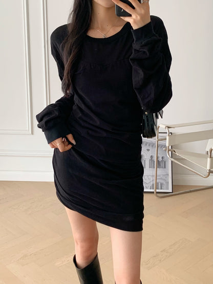 Indya Ruched Mini Dress