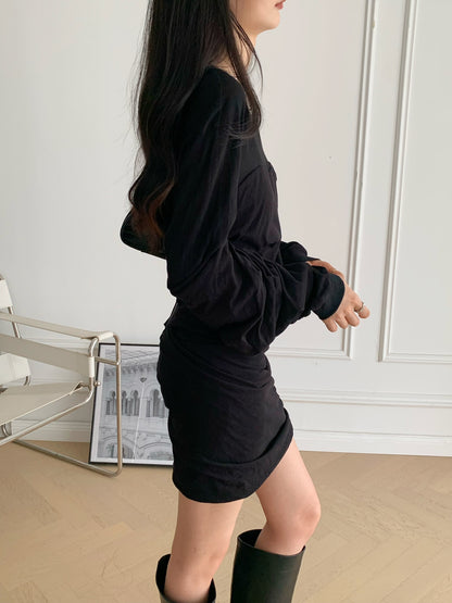 Indya Ruched Mini Dress