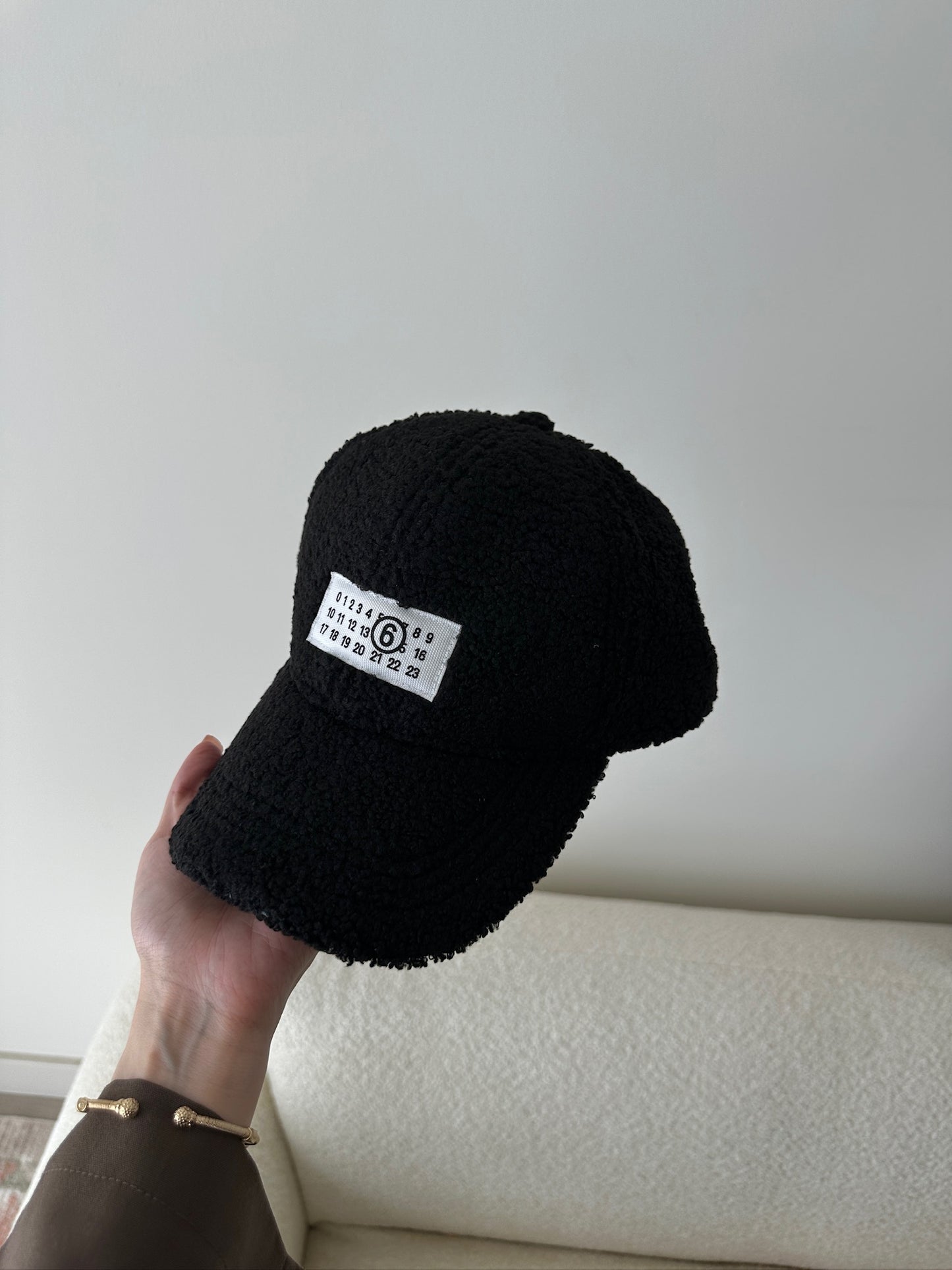 Logo-patch Bouclé Cap