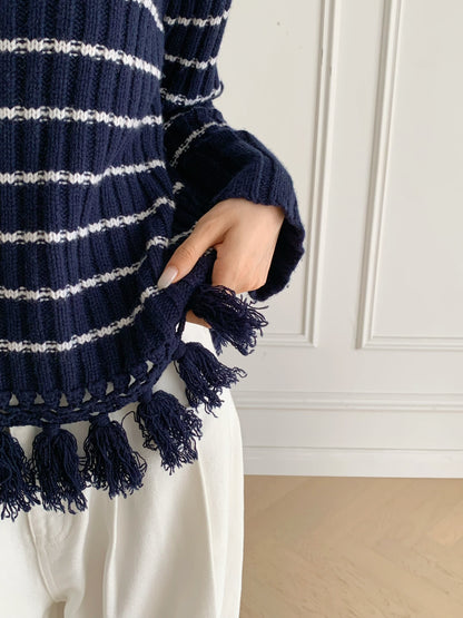 Knit With Tassels
