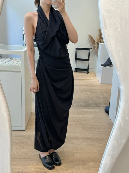 Halter Galea Midi Dress