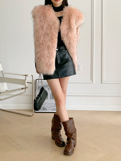 Faux Fur Vest