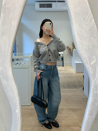 Balloon Fit Denim Pants