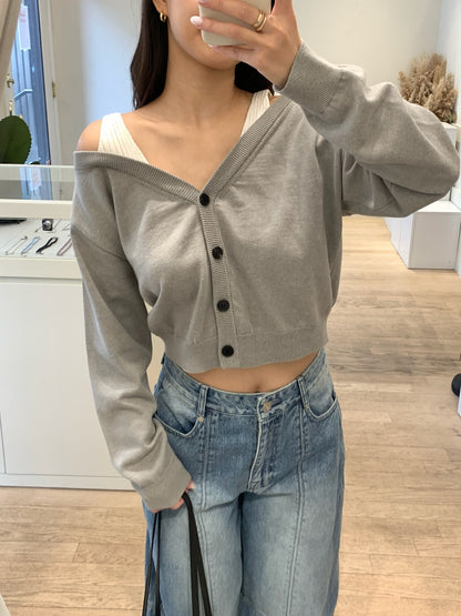 Off Shoulder Cardigan