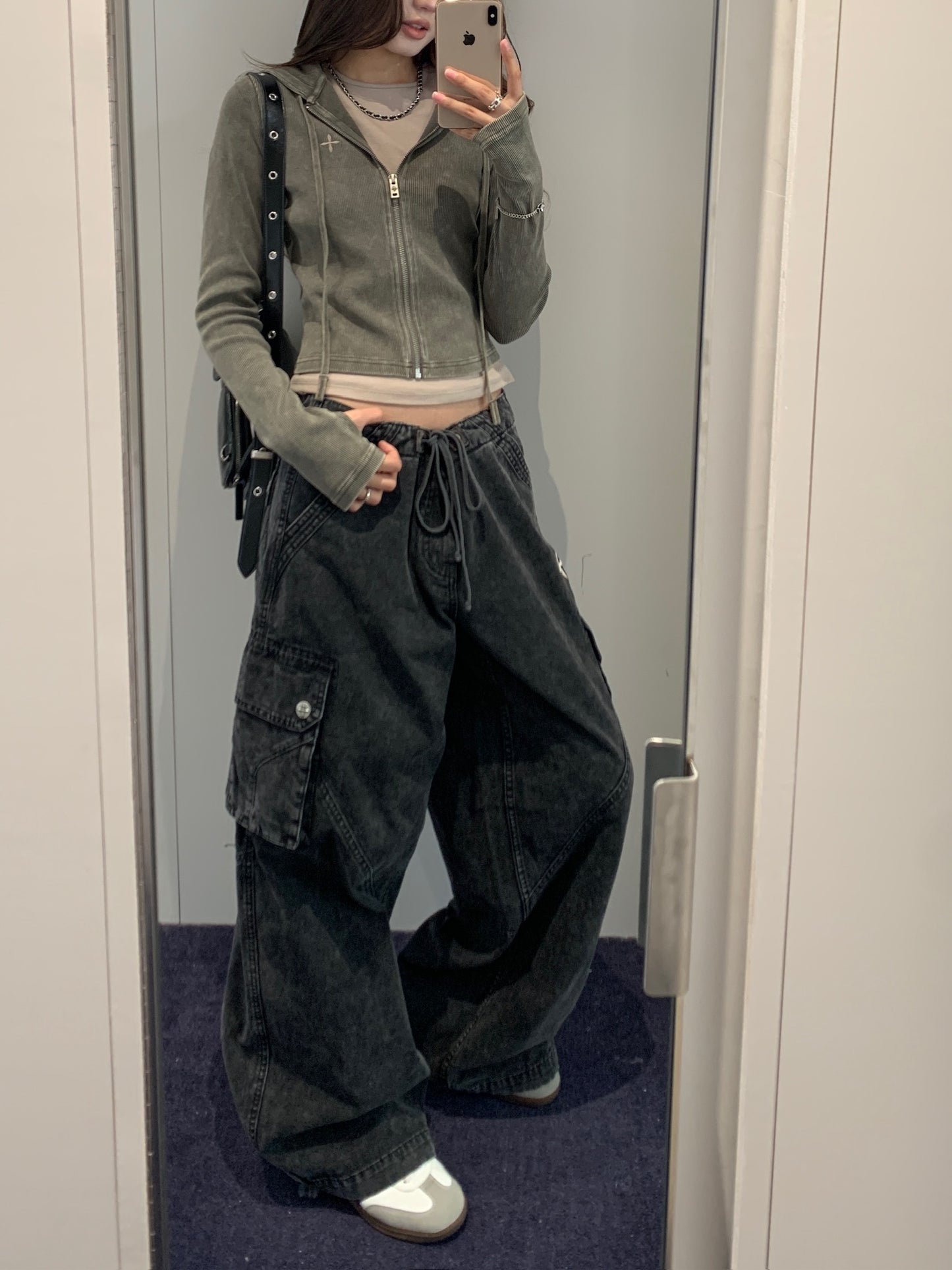 Rage-wild Origin Handcraft Loose Para Pants