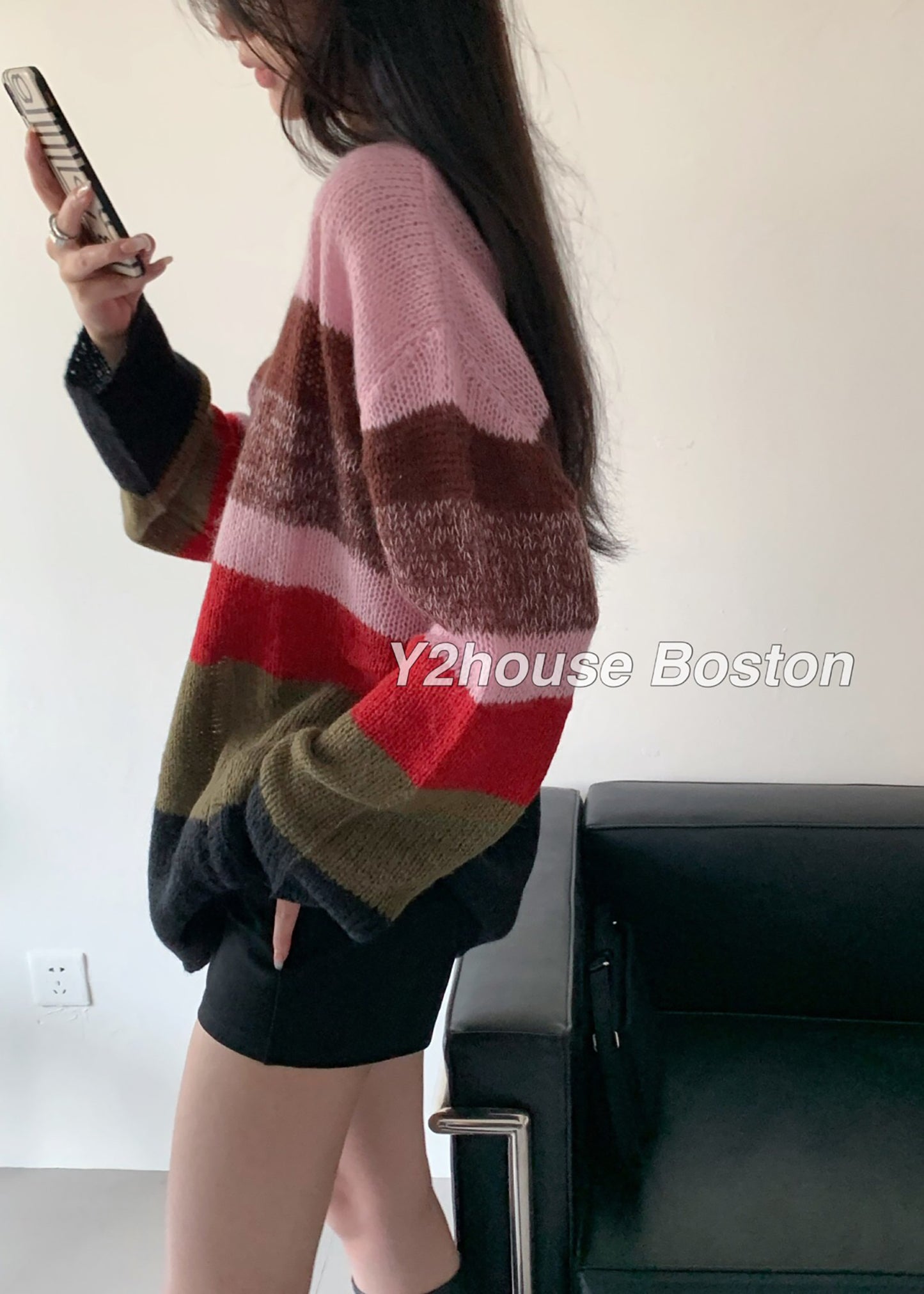 Multi Stripe Knit Sweater