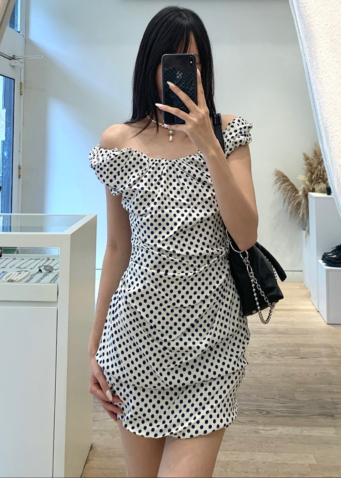 Ginnie Polka-dot Minidress
