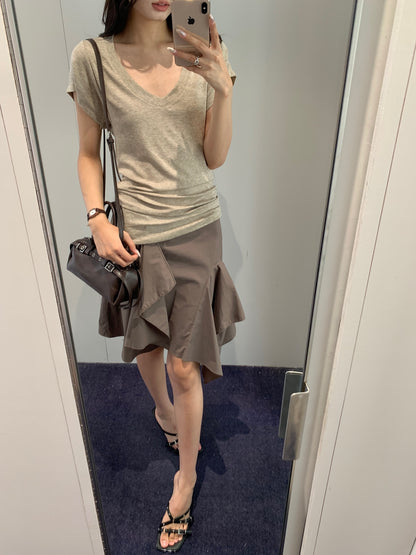 V-neck Relax Tee