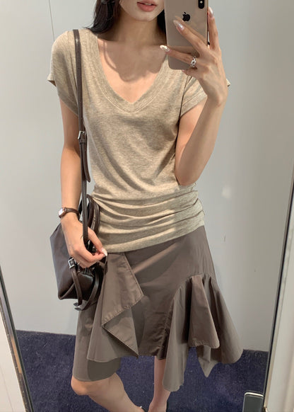 V-neck Relax Tee