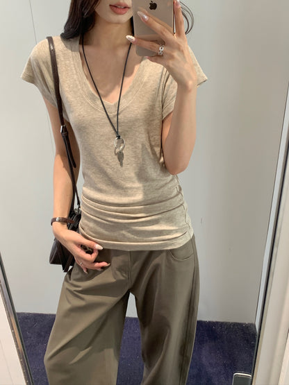 V-neck Relax Tee