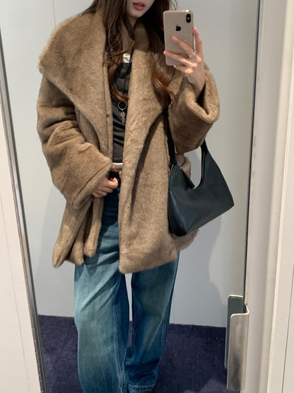 Soft Faux Fur Jacket