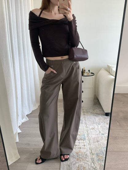 Cambria Off Shoulder Knit Top