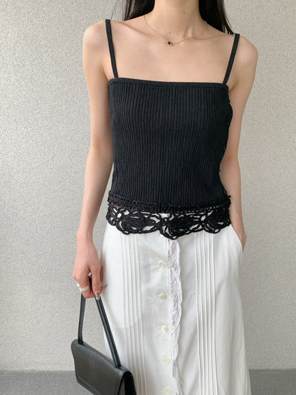 YESICA Embroidery Lace Top