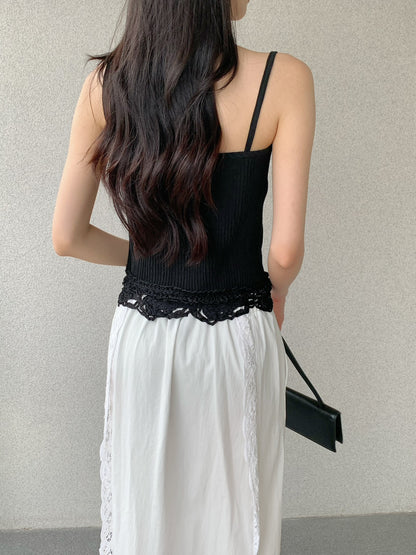 YESICA Embroidery Lace Top