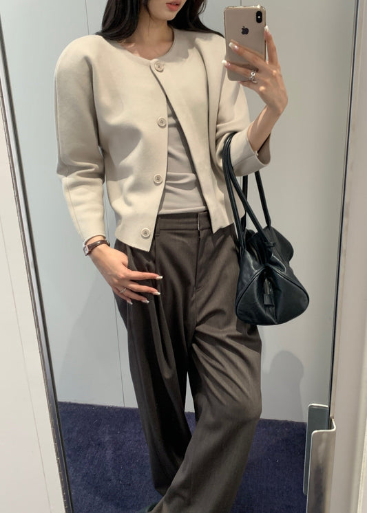 Curved Silhouette Cardigan