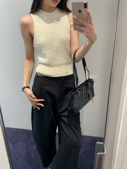 Crochet Knit Vest