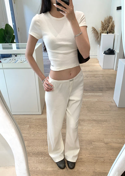 Signature Logo Ribbed House Pants