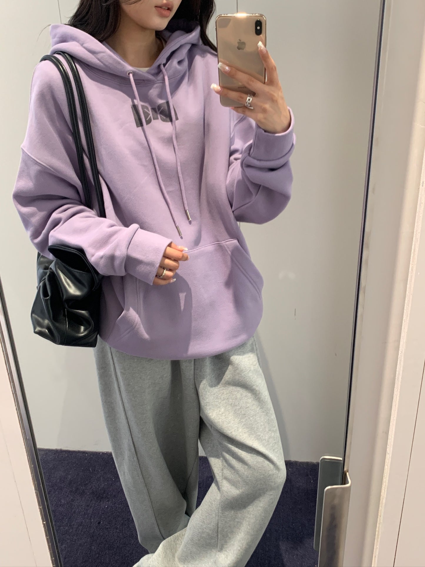Monroe Bow Stamped Hoodie