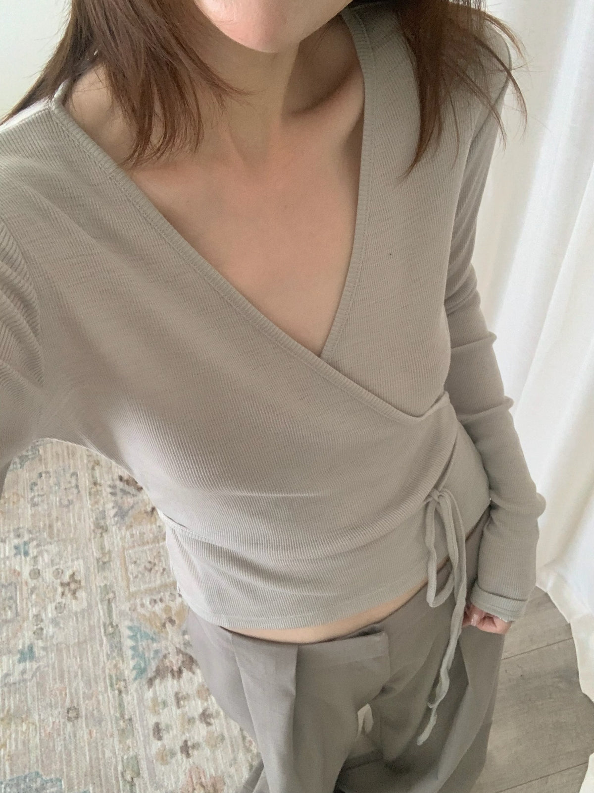 Baby Wool Wrap Top