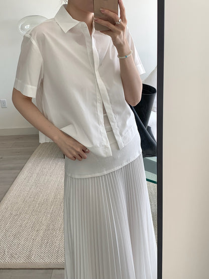 Bernie Pleated Shirt