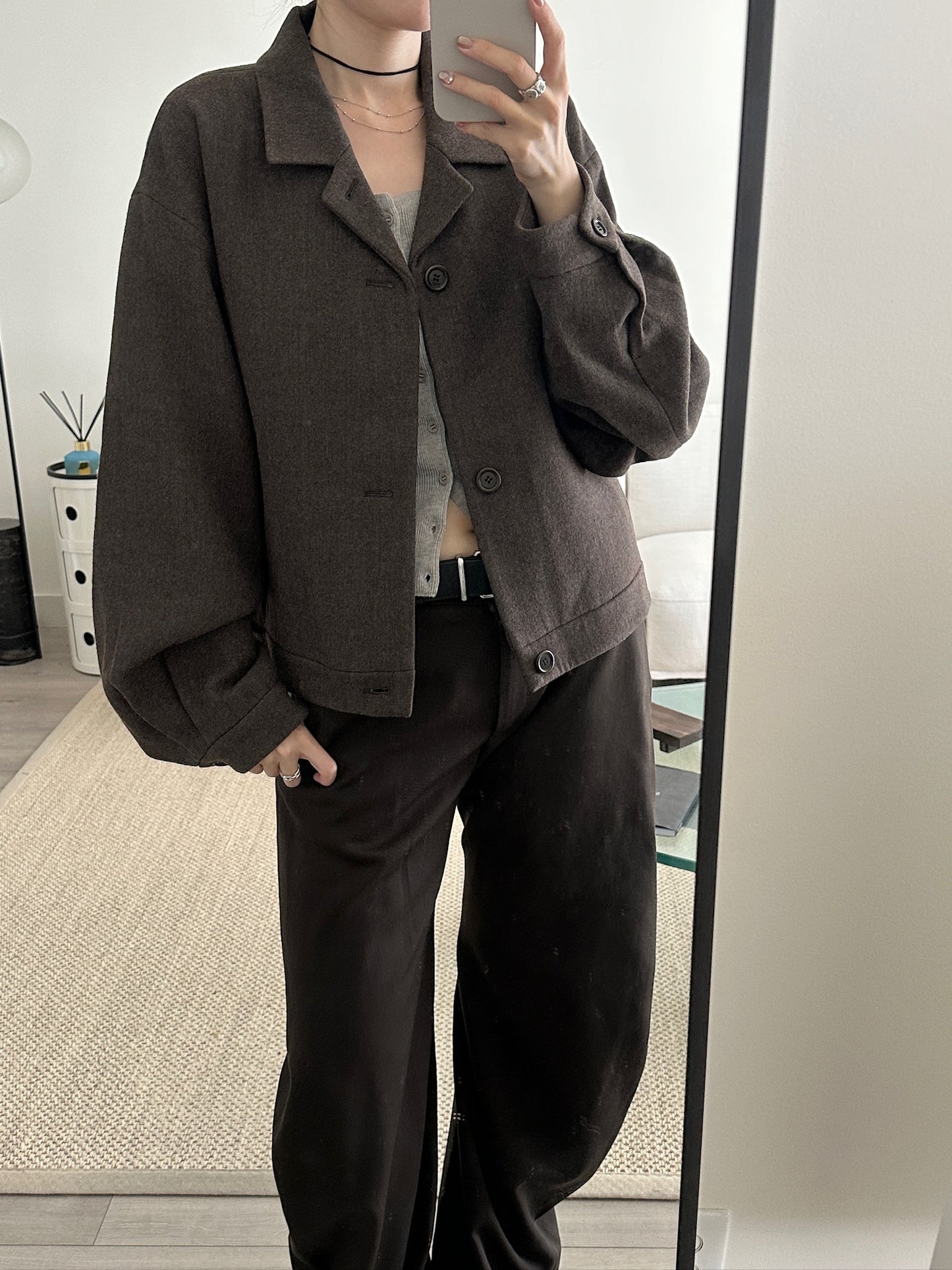Wool Crop Jacket