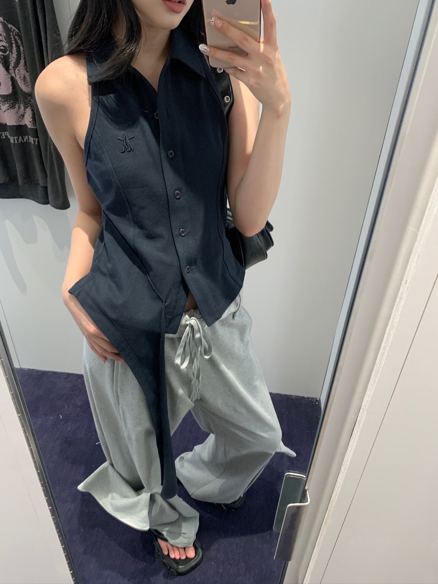 Trim Polo Sleeveless