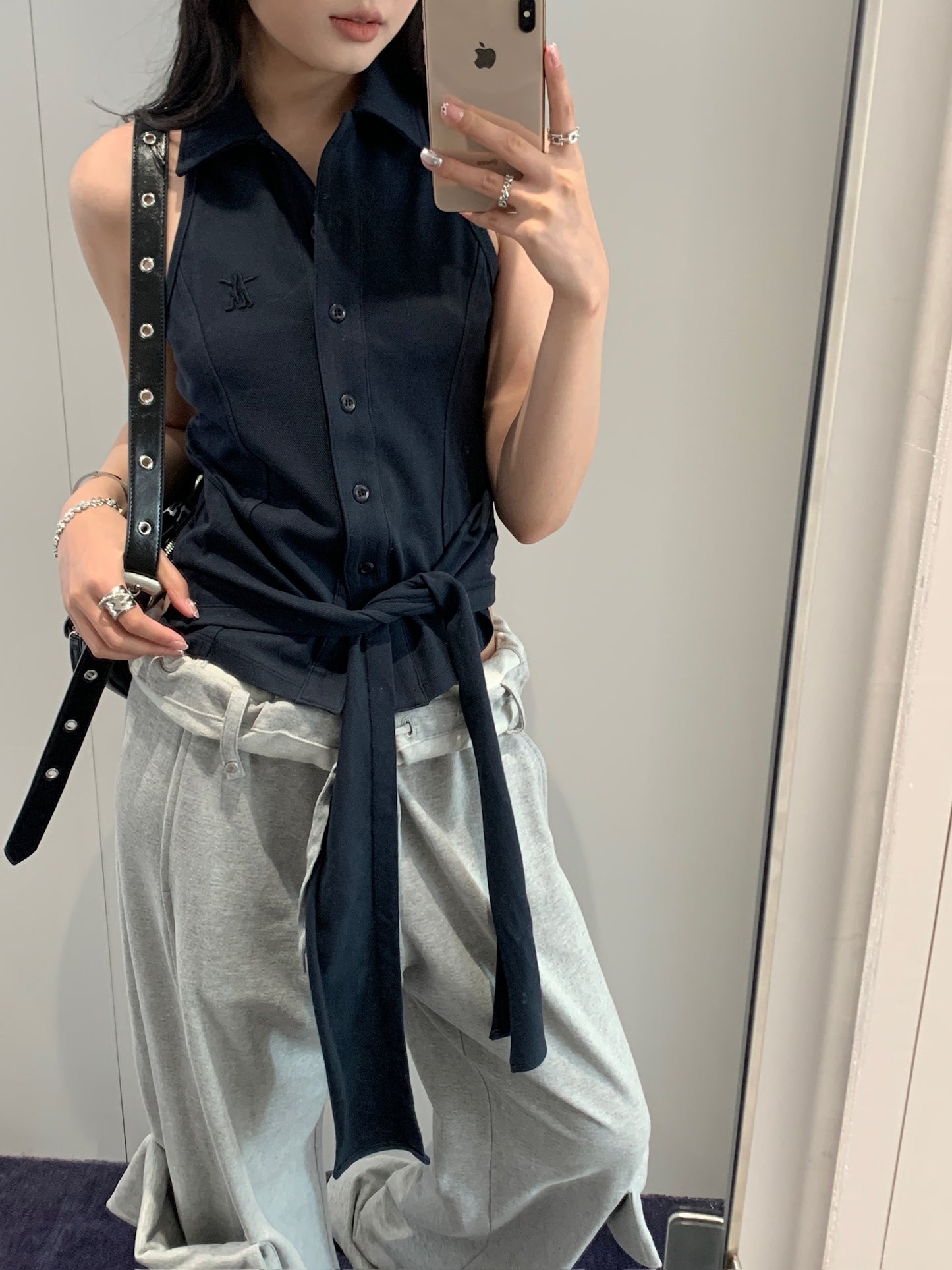 Trim Polo Sleeveless