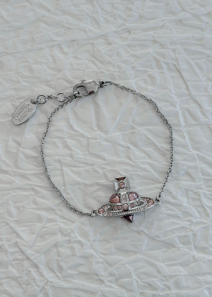 New Diamante Heart Bracelet