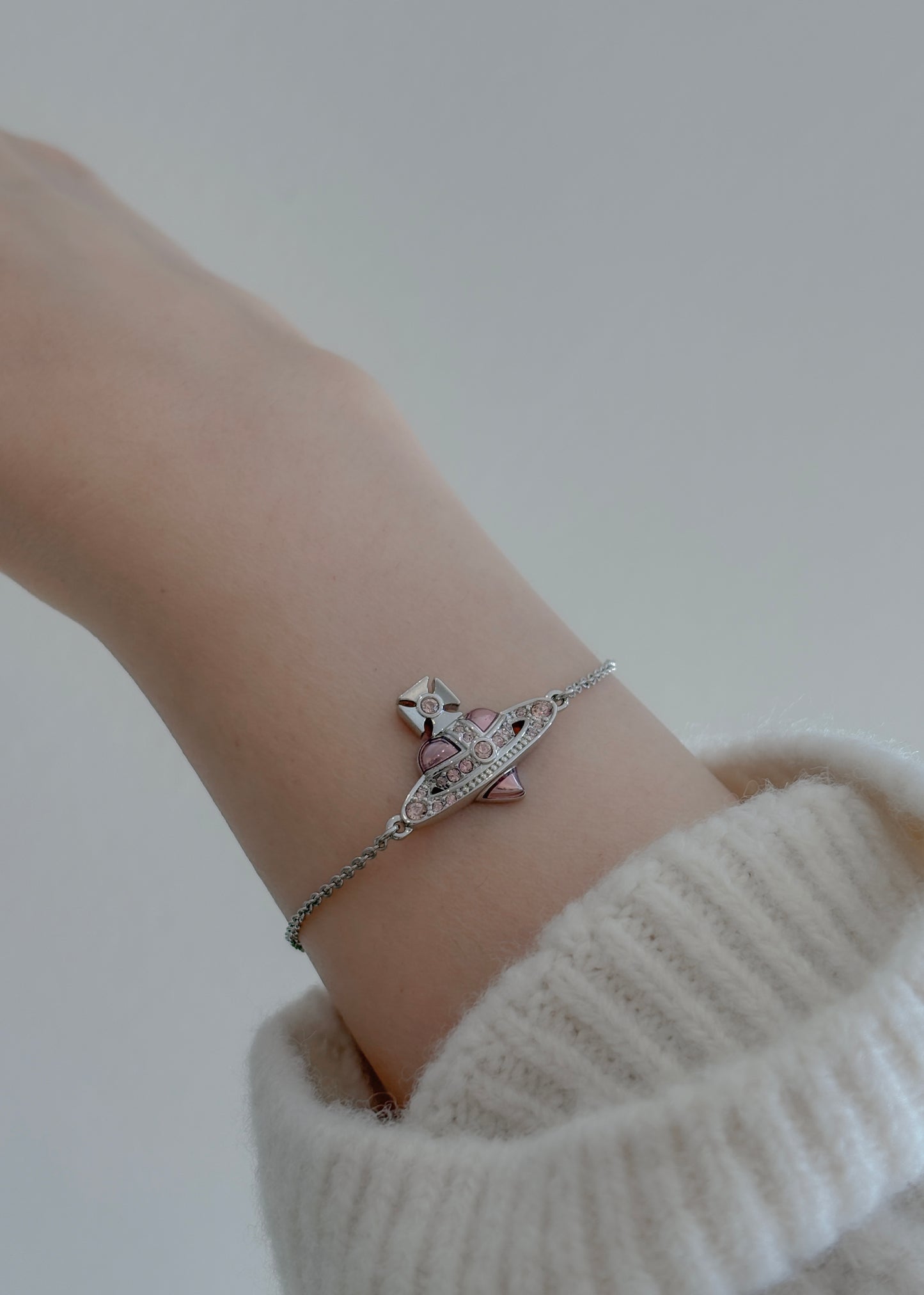 New Diamante Heart Bracelet