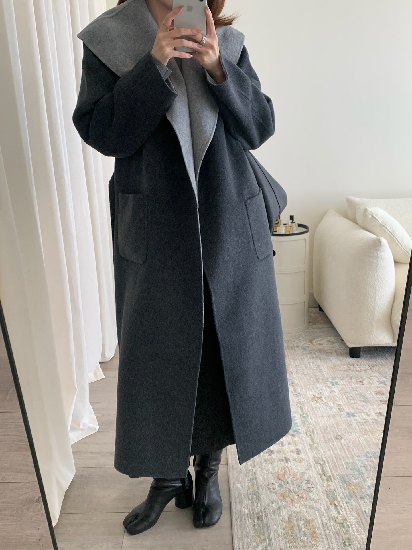 Allura Reversible Belted Coat