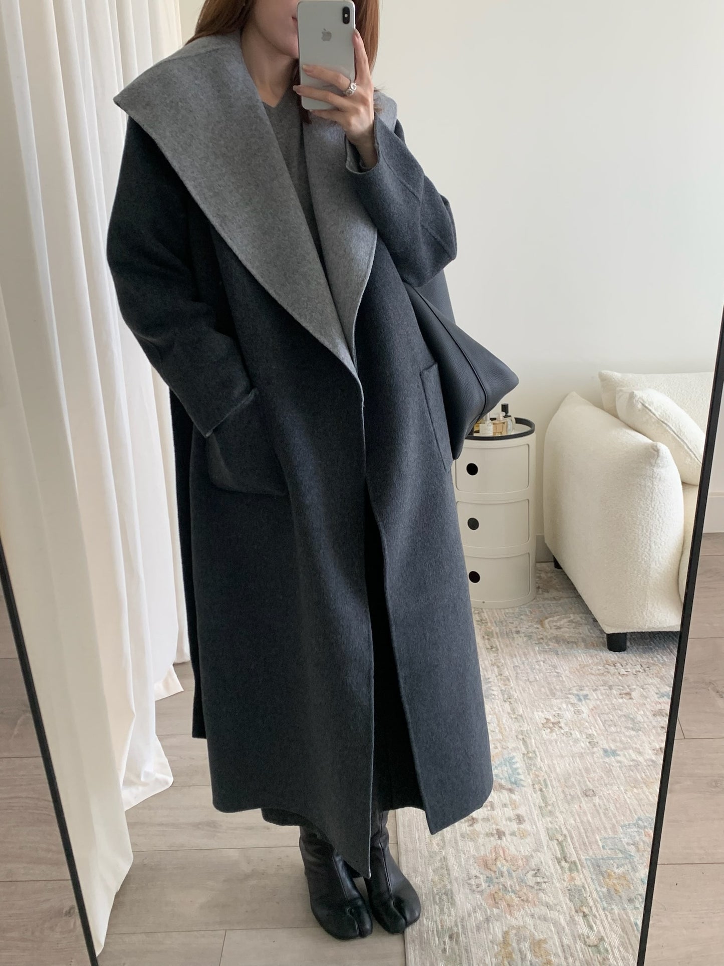 Allura Reversible Belted Coat