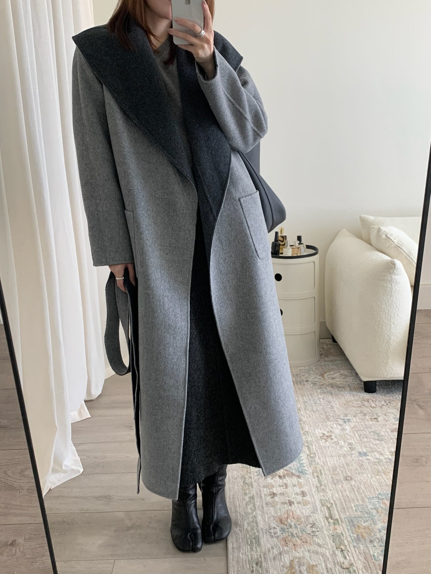 Allura Reversible Belted Coat