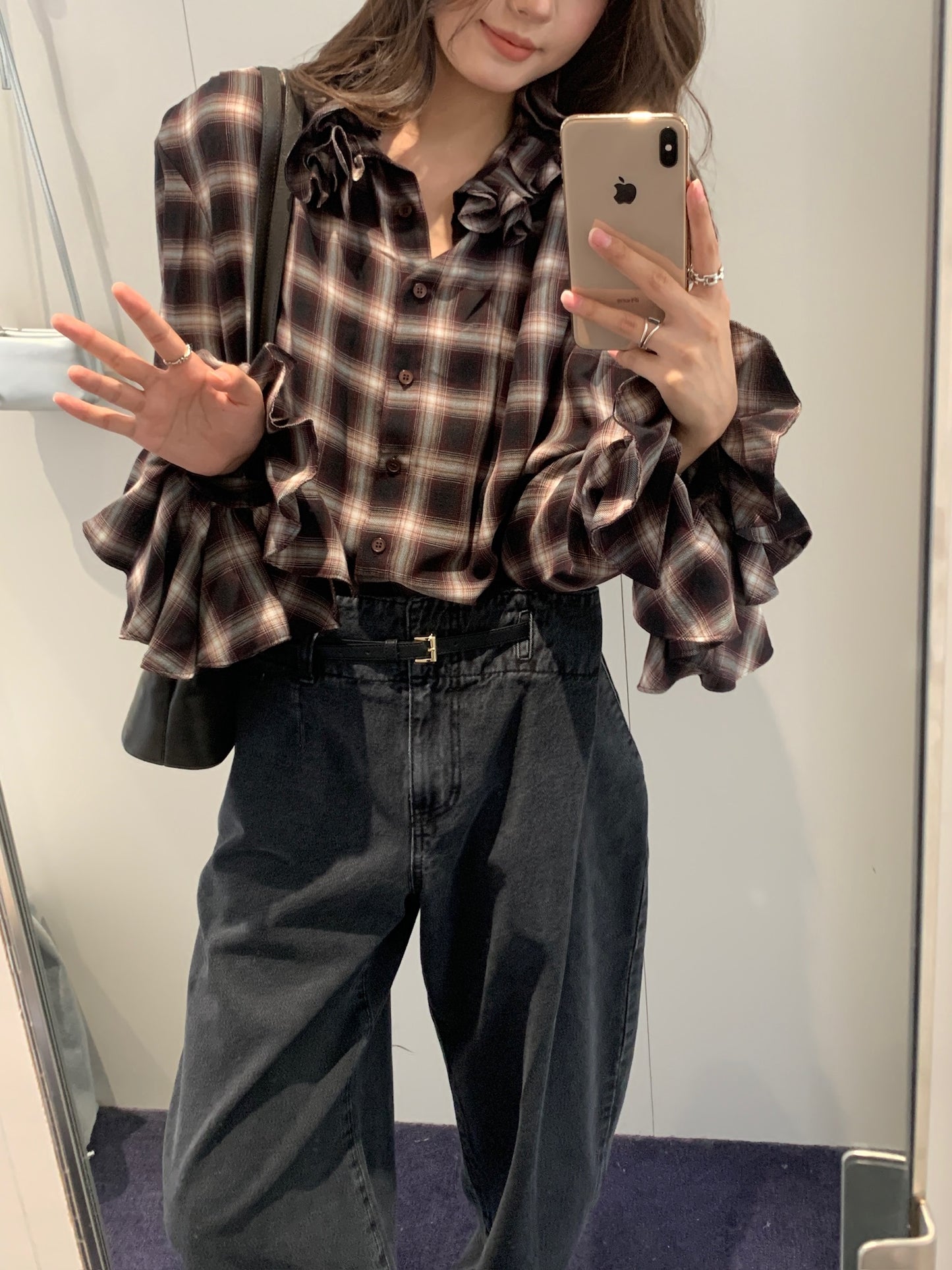 Frill Neck Blouse